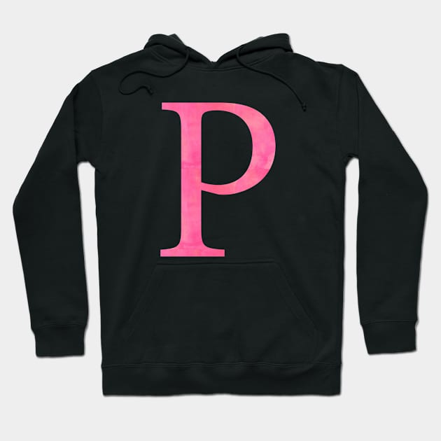 Pink P Hoodie by lolosenese